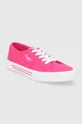 Πάνινα παπούτσια Pepe Jeans Brady W Basic ροζ