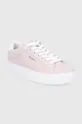 Δερμάτινα παπούτσια Pepe Jeans Adams Riga ροζ