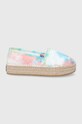 Tommy Jeans espadryle EN0EN01888.0K8.TIE.DYE platforma multicolor EN0EN01888.0K8.TIE.DYE