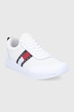 Boty Tommy Jeans EN0EN01789.YBR.FLEXI.R bílá SS22