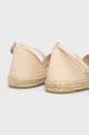 Obuwie Tory Burch espadryle skórzane Eleanor Dorsay 88743.122 beżowy