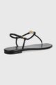 Kožené sandály Tory Burch Capri černá