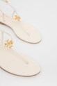 Tory Burch sandały skórzane Capri 90555.100 beżowy SS22