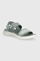 Sandále Helly Hansen Risor Risor platforma zelená 11792.
