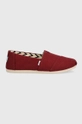 burgundské Espadrilky Toms Alpargata Dámsky