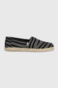 čierna Espadrilky Toms Alpargata Rope Dámsky