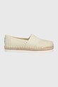 Toms espadryle Alpargata Platform Rope tekstylny beżowy 10017830