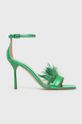 světle zelená Kožené sandály Liu Jo Camelia Leonie Hanne Dámský