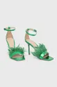 Kožené sandále Liu Jo Camelia Leonie Hanne zelená