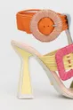 viacfarebná Kožené sandále Kat Maconie Deliz