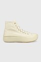 Converse sportcipő Chuck Taylor All Star Move Hi platformos bézs A02189C.NAT