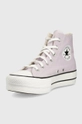 Πάνινα παπούτσια Converse Chuck Taylor All Star Lift Hi  Πάνω μέρος: Υφαντικό υλικό Εσωτερικό: Υφαντικό υλικό Σόλα: Συνθετικό ύφασμα