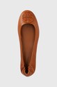 Kožené baleríny Tory Burch hnědá 137776.200