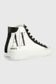 Πάνινα παπούτσια Armani Exchange λευκό