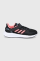 czarny adidas Buty dziecięce Runfalcon GX3528 Dziewczęcy