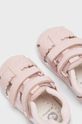 Mayoral sandały skórzane dziecięce pastelowy różowy