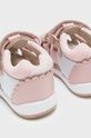 pastelowy różowy Mayoral sandały skórzane dziecięce