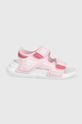 pastelowy różowy adidas sandały dziecięce Altaswimi GV7798 Dziewczęcy