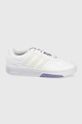 biały adidas Originals buty dziecięce Courtic J GY3642 Dziewczęcy