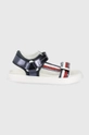 granatowy Tommy Hilfiger sandały dziecięce Dziewczęcy