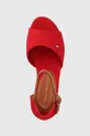 rosso Tommy Hilfiger sandali per bambini
