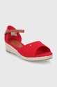 Tommy Hilfiger sandale copii T3A7.32185.35.40 rosu SS24