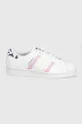 белый Детские ботинки adidas Originals Superstar Для девочек