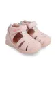 Otroški usnjeni sandali Biomecanics roza