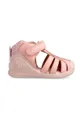 розовый Детские кожаные сандалии Biomecanics Для девочек