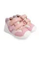 Παιδικά δερμάτινα παπούτσια Biomecanics ροζ
