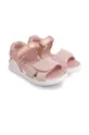 Biomecanics sandały skórzane dziecięce różowy