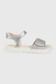 srebrna Geox otroški sandali Dekliški