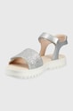 Dziewczynka Geox sandały dziecięce J256EB.0NFEW.36.39 srebrny