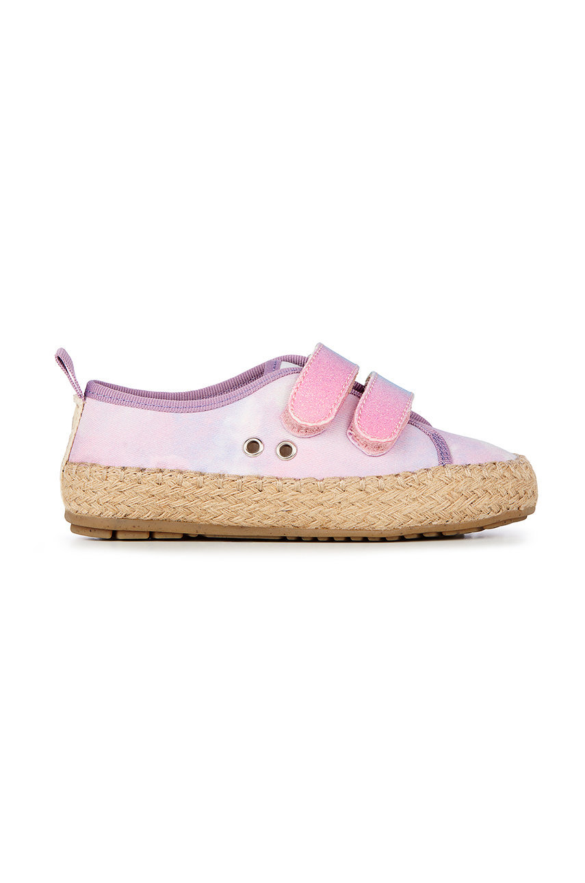 pastelově růžová Dětské espadrilky Emu Australia Millner Tie Dye Dívčí