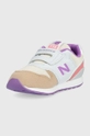 Detské tenisky New Balance IZ996JF3  Zvršok: Syntetická látka, Textil Vnútro: Textil Podrážka: Syntetická látka