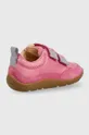 Παιδικά sneakers σουέτ Geox ροζ