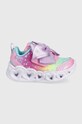 Dětské boty Skechers imitace kůže vícebarevná 302655N.PPYY
