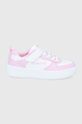 różowy Skechers buty dziecięce Dziewczęcy