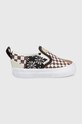 Vans tenisówki dziecięce slip on brązowy VN000UBSAS01