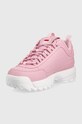 Dziewczynka Fila sneakersy dziecięce FFT0029 różowy