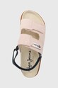Pepe Jeans sandały zamszowe dziecięce różowy PGS90179