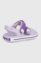 Crocs sandale copii ANDAL.KIDS.12856.PPYY.G violet SS22