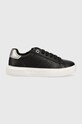 Geox sneakersy dziecięce imitacja skóry licowej czarny J25GCA.00085.28.35
