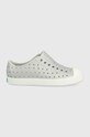 Native tenisówki dziecięce slip on srebrny JEFFERSON.15100112.G