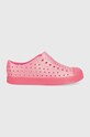 Native tenisówki dziecięce slip on różowy JEFFERSON.12100112.G