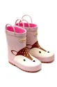 рожевий Дитячі гумові чоботи Chipmunks Для дівчаток