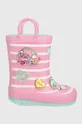 рожевий Дитячі гумові чоботи Chipmunks Для дівчаток