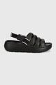 Παντόφλες UGG Sport Yeah συνθετικό μαύρο 1129050K.BLK