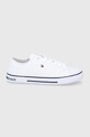 Tommy Hilfiger tenisi copii textil alb T3X4.32207.
