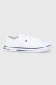 Tommy Hilfiger Tenisówki dziecięce syntetyczny biały T3X4.32207.